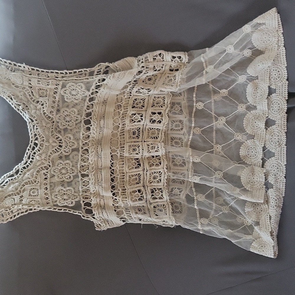 Bohemian croched top
